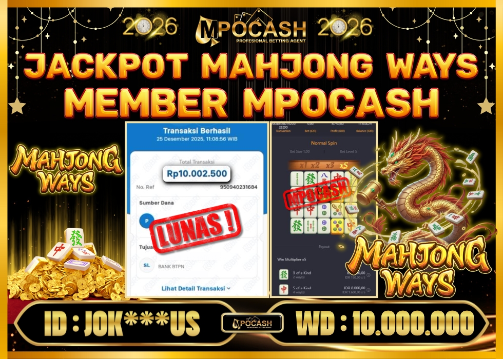 MPOCASH JACKPOT MAHJONG WAYS